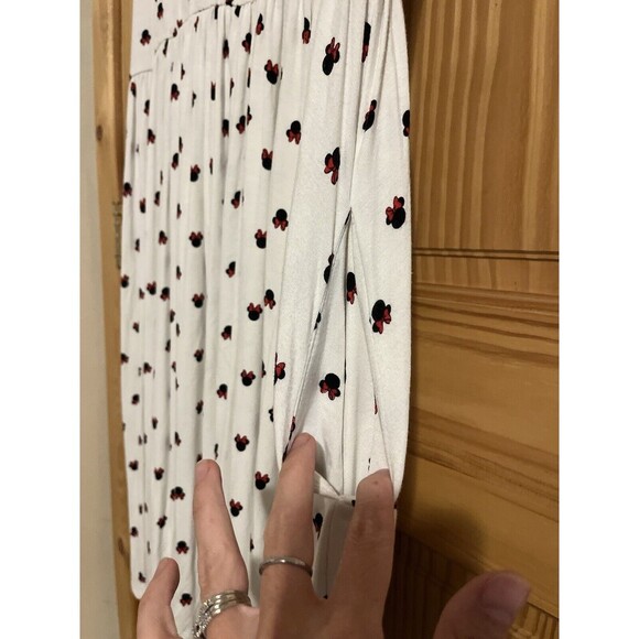 Torrid 0 Disney Minnie Mouse Maxi Sheer Mesh Top Dress Pockets Collar 12 Large - Picture 5 of 8